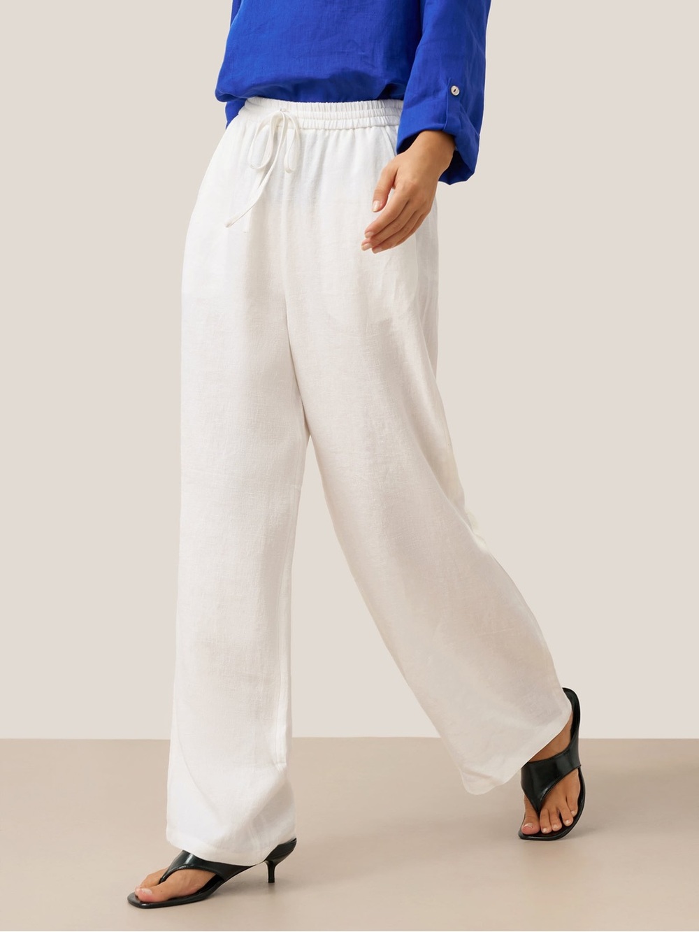 100% linen classic pants LYON